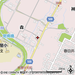 愛知県春日井市神屋町627周辺の地図