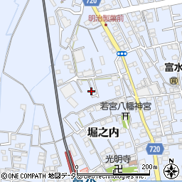 神奈川県小田原市堀之内周辺の地図