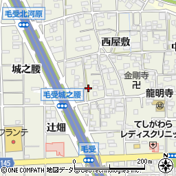 愛知県一宮市大和町毛受西屋敷88周辺の地図