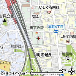 愛知県一宮市栄4丁目10周辺の地図