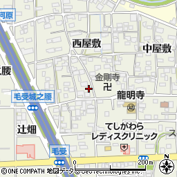 愛知県一宮市大和町毛受西屋敷81周辺の地図