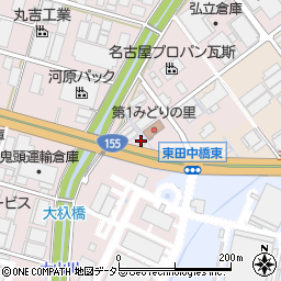 愛知県小牧市東田中1226周辺の地図