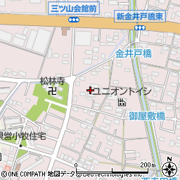 愛知県小牧市東田中701周辺の地図
