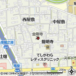 愛知県一宮市大和町毛受西屋敷62周辺の地図