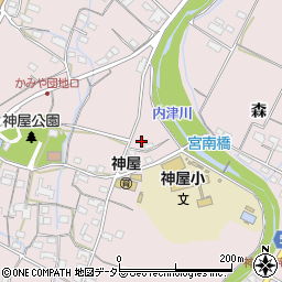 愛知県春日井市神屋町850周辺の地図