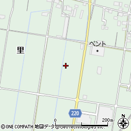 岐阜県安八郡輪之内町里1350周辺の地図