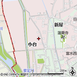 神奈川県小田原市小台256周辺の地図