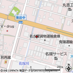 愛知県小牧市東田中2047周辺の地図