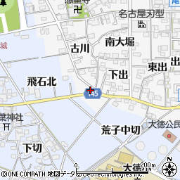 愛知県一宮市東五城古川22-8周辺の地図