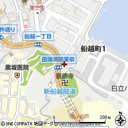 横須賀市消防局北消防署周辺の地図