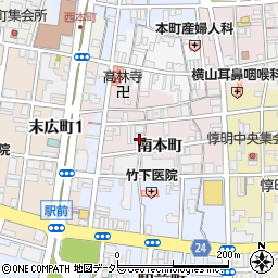 京都府福知山市南本町261周辺の地図