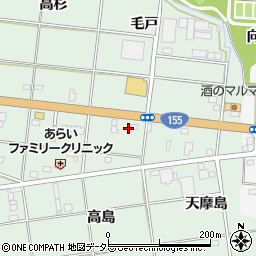 愛知県一宮市南小渕小森57周辺の地図