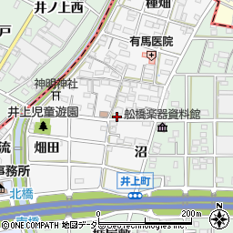 愛知県岩倉市井上町井出北229周辺の地図