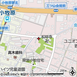 愛知県小牧市東田中795周辺の地図