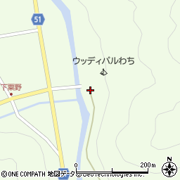 京都府船井郡京丹波町下粟野川東周辺の地図