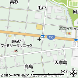 愛知県一宮市南小渕小森周辺の地図