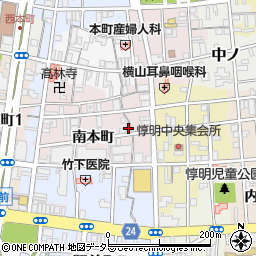 京都府福知山市南本町205-3周辺の地図