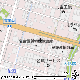 愛知県小牧市東田中2062周辺の地図