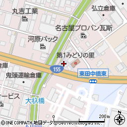 愛知県小牧市東田中1225周辺の地図
