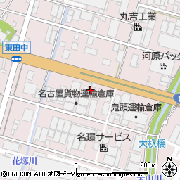 愛知県小牧市東田中2061周辺の地図
