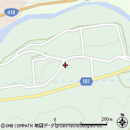 岐阜県恵那市上矢作町669周辺の地図