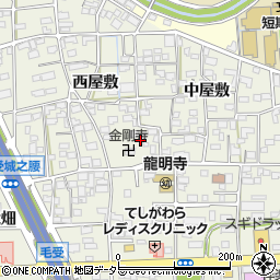愛知県一宮市大和町毛受西屋敷59周辺の地図