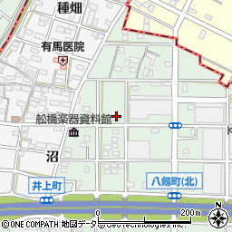 愛知県岩倉市八剱町（岩塚）周辺の地図