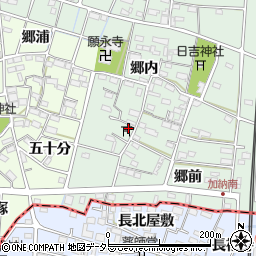 愛知県一宮市千秋町加納馬場郷内89周辺の地図