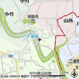 神奈川県小田原市中村原779周辺の地図