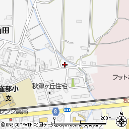 京都府福知山市秋津が丘周辺の地図