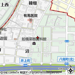 愛知県岩倉市八剱町石橋周辺の地図