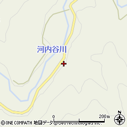 京都府南丹市美山町河内谷小井根周辺の地図