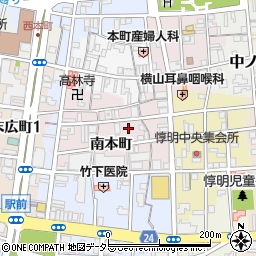 京都府福知山市南本町204周辺の地図