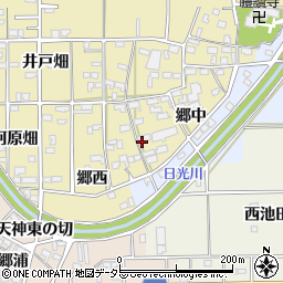愛知県一宮市大和町福森郷中60周辺の地図