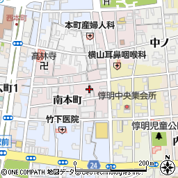 京都府福知山市南本町204-6周辺の地図