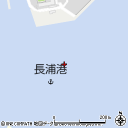長浦湾周辺の地図
