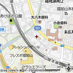 岡井動物病院周辺の地図