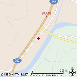 岐阜県恵那市上矢作町4011周辺の地図