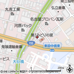 東田中橋周辺の地図