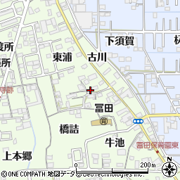 愛知県一宮市冨田東浦246周辺の地図