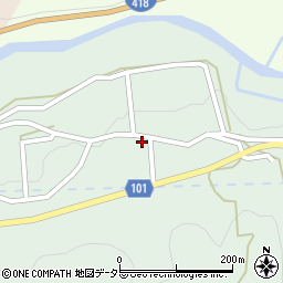 岐阜県恵那市上矢作町592周辺の地図