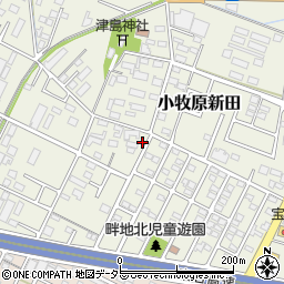 愛知県小牧市小牧原新田864周辺の地図