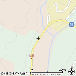 鳥取県日野郡江府町大満1368周辺の地図