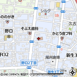 愛知県西尾張県税事務所　不動産取得税周辺の地図