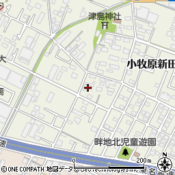 愛知県小牧市小牧原新田1462周辺の地図
