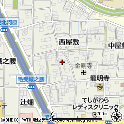 愛知県一宮市大和町毛受西屋敷79周辺の地図