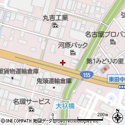 愛知県小牧市東田中1345周辺の地図