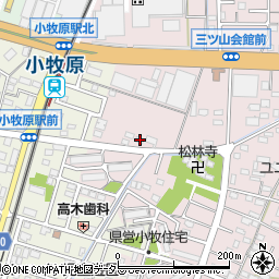 愛知県小牧市東田中464周辺の地図