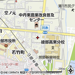 京都府綾部市川糸町南古屋敷20-3周辺の地図