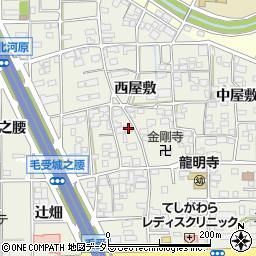 愛知県一宮市大和町毛受西屋敷78周辺の地図